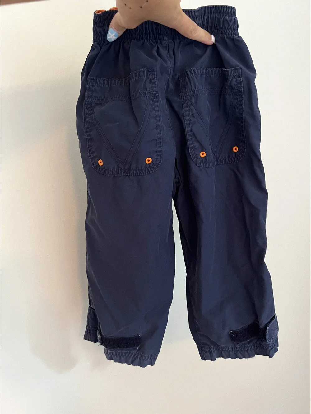Vintage Silver Tag Gymboree 1999 Blue Nylon/Cotton Pants